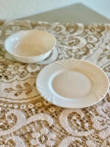vintage French dishes