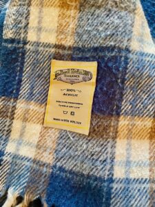 vintage wool blanket