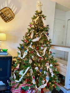 a traditional Christmas tree