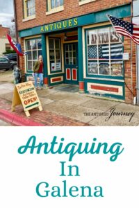 antique shopping in Galena, Illinois