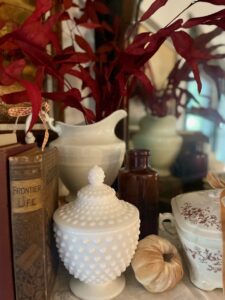 fall decorating with faux stems