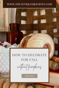 vintage decor used for fall