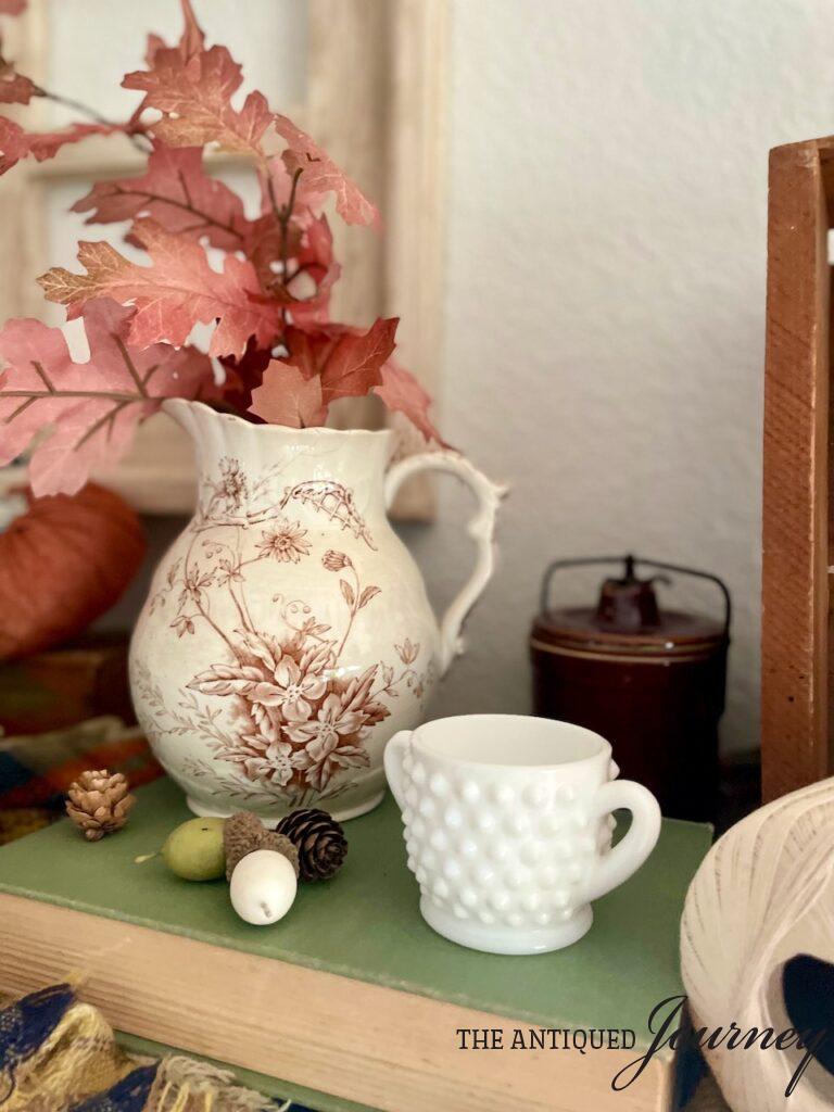 styling tips for fall stems with vintage decor