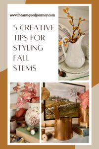 styling fall stems for fall decor
