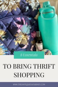 essential items to bring thrift shopping