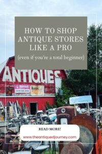 shopping at antique malls for beginners