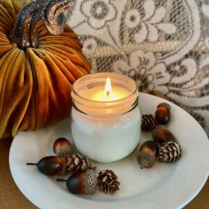 fall candle from The Antiqued Journey