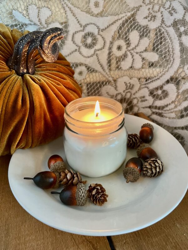 fall candle from The Antiqued Journey