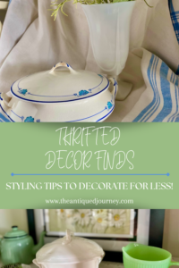 styling tips for thrifted decor finds