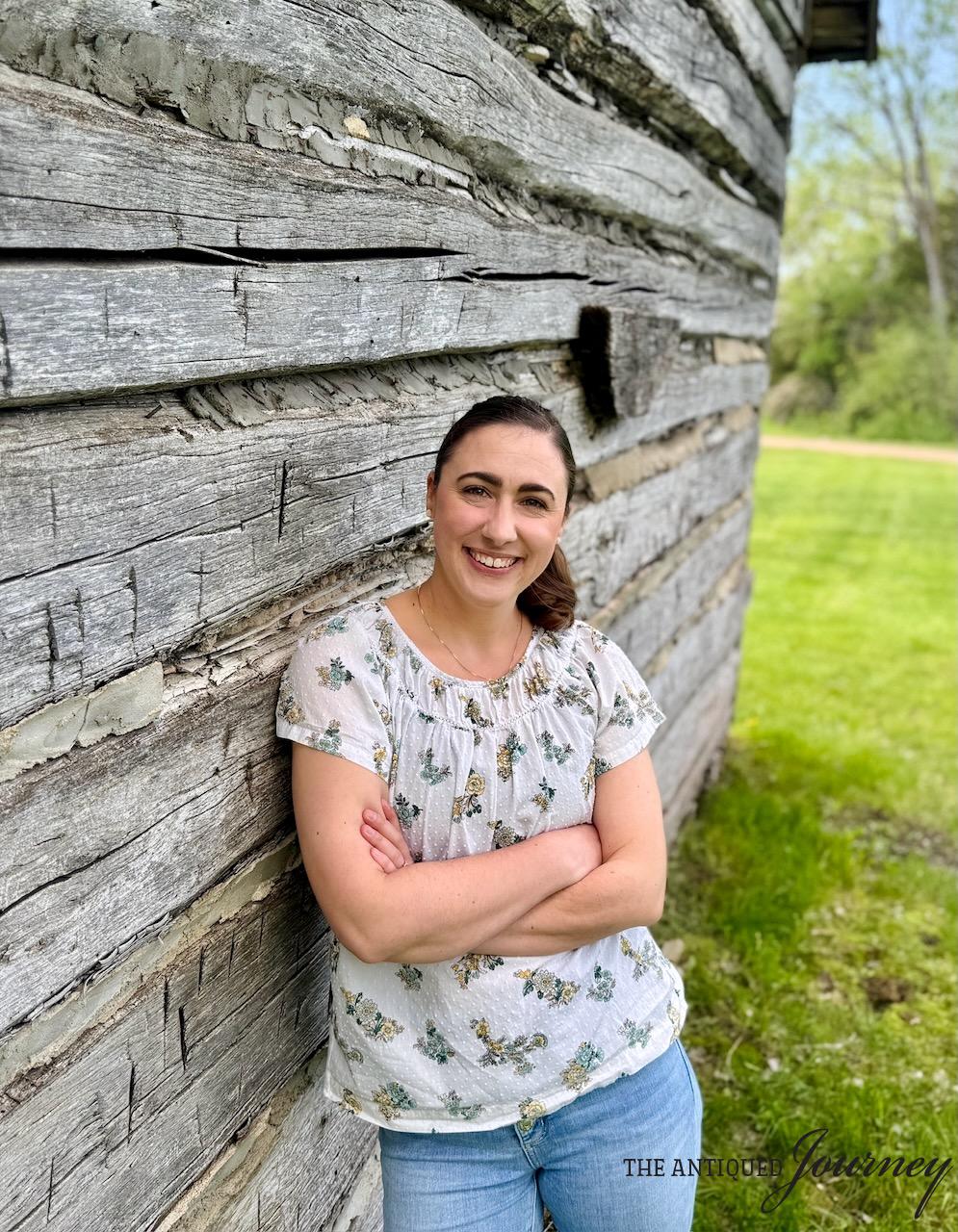 a photo of Rachel from The Antiqued Journey