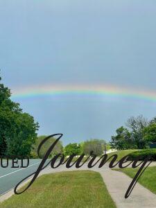 a rainbow after a rainstorm