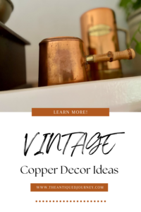 vintage copper styled in a kitchen