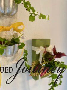 DIY wall pocket vases for seasonal decor