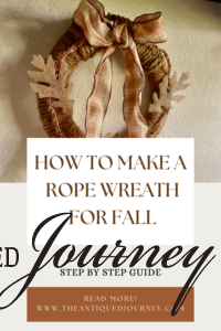 a DIY fall wreath 