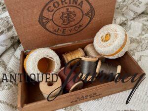 vintage thread spools