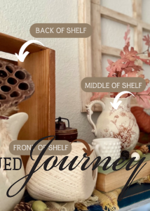 layers of shelf decor graphic