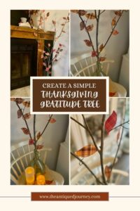 DIY Thanksgiving tree with paper leaves