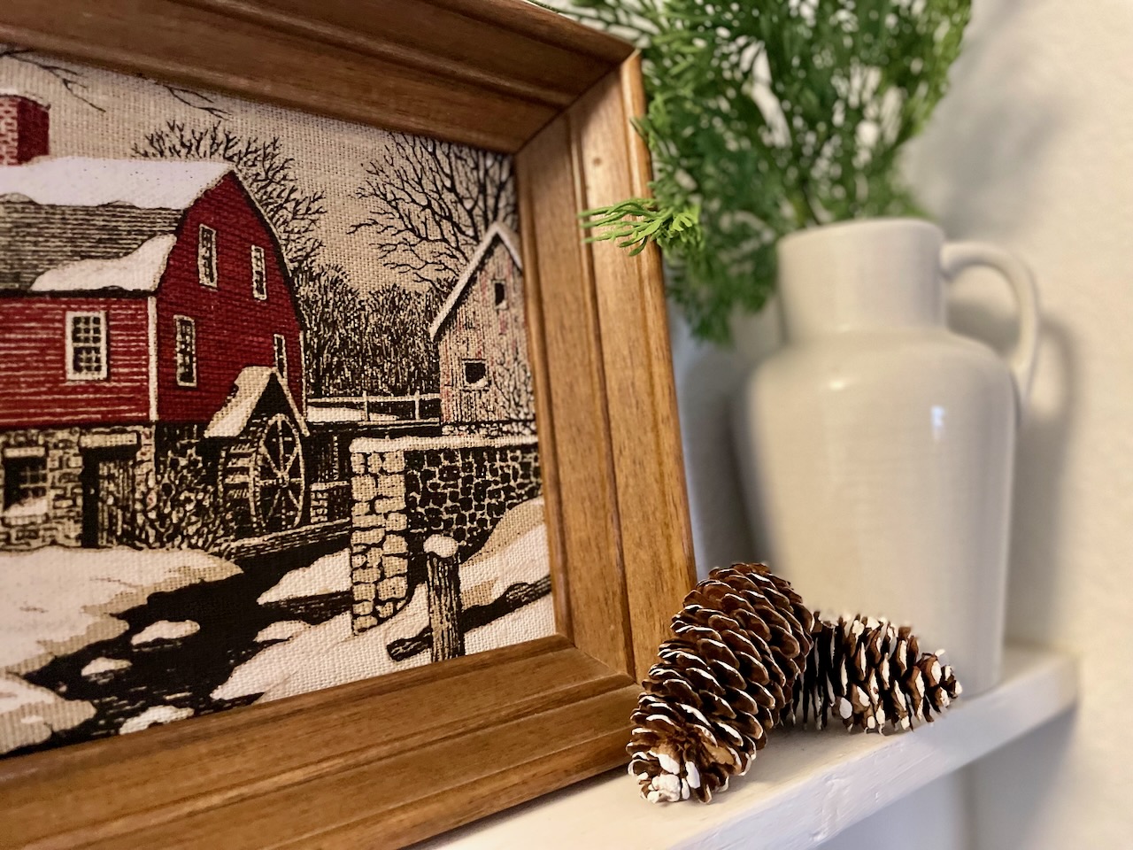 winter entry decor for small spaces