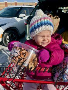 Molly with cookies