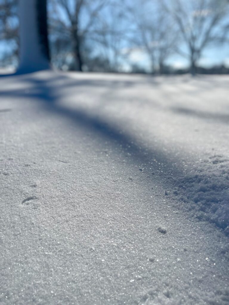 glitter snow for Journey Jots #69