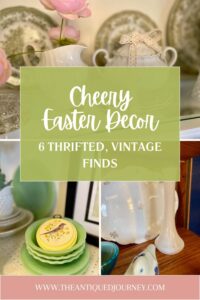 thrifted decor finds for Easter