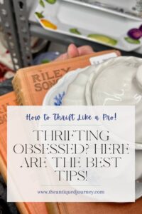 thrift shopping for home decor 