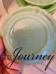an Anchor Hocking stamp on jadeite bowls