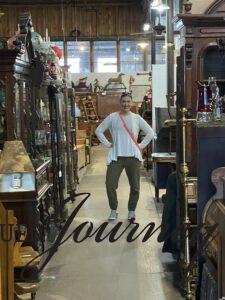 sustainable shopping and vintage home finds at an antique store