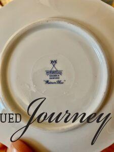 vintage Bavaria marking on plate