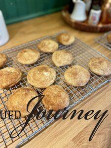 homemade Snickerdoodle cookies