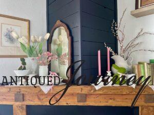 Spring mantel decor ideas for fireplace 