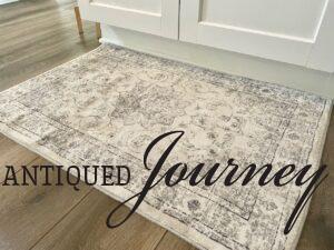 a rug styled in a kitchen decorating ideas