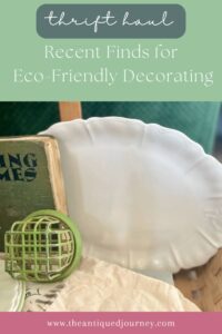 decorating sustainably with thrifted finds
