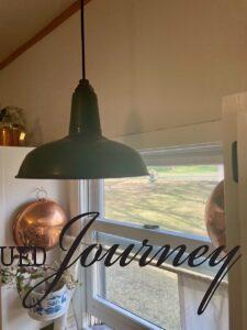 vintage kitchen light for budget kitchen decor