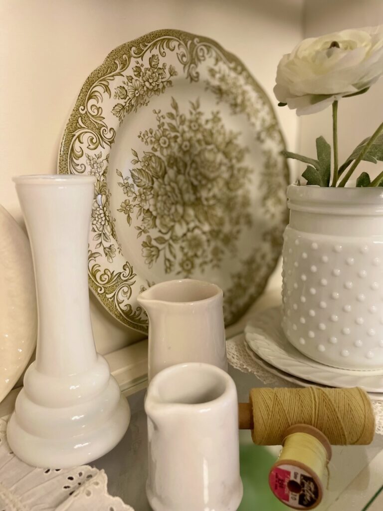 environmentally friendly decor from the thrift store