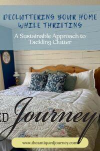 thrifted home organization through sustainable decluttering