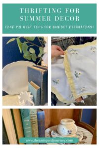 thrifted summer decor 