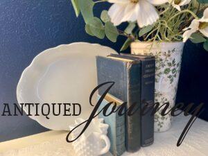 thrifted ironstone thrifting for summer decor 