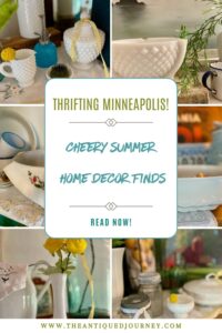 thrifting Minneapolis for summer home decor
