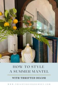 ideas for mantel decor for summer