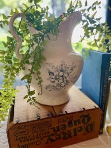 vintage decor ideas for displaying a vintage pitcher collection