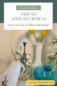 vintage decor found thrifted for budget home decorating 