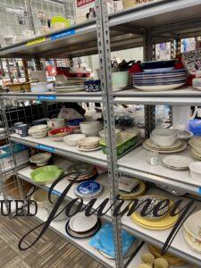 thrift store shopping for home decor