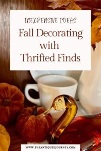 thrifted home decor for fall