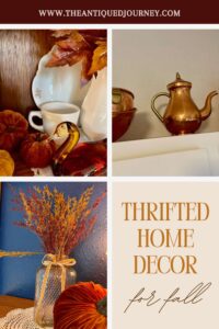 fall home decor ideas with thrifted finds