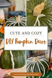 DIY pumpkin decor for fall