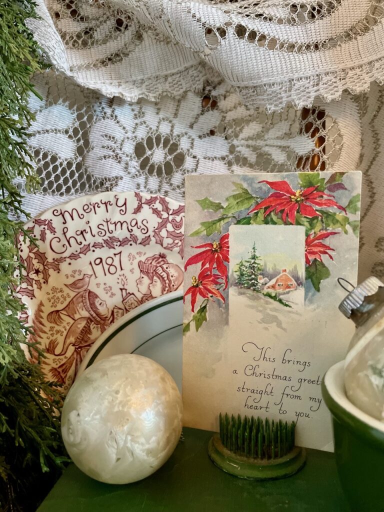 thrifted Christmas decor ideas