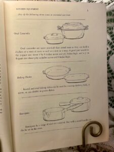 Julia Child cookbook internal sketches
