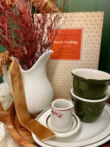 vintage kitchen items for a homebody or host Christmas gifts