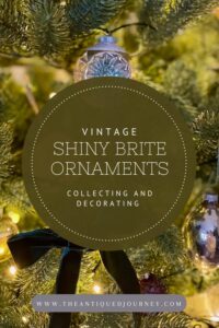 shiny brite vintage ornaments